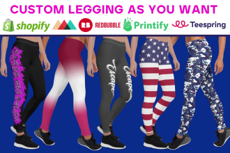 do custom leggings design and yoga pants