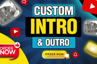 create custom intro and outro video for your youtube channel