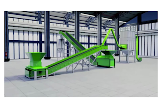 do 3d industrial video factory process recycling plant machinery workflow video