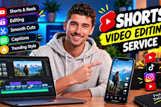 be short video editor, tik tok editor, instagram reels, youtube shorts vi
