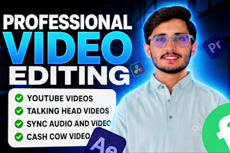 professionally edit, cut, and sync audio and video