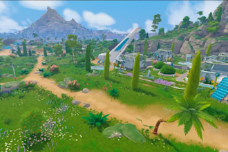 design unity game environment, game level, unity game map, 3d unity game level