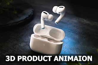 create 3d product animation for commercials and  ads