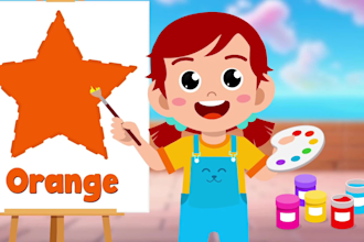 create fun and engaging kids learning videos