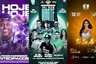 create a motion flyer for your event, club, sports, or concert poster