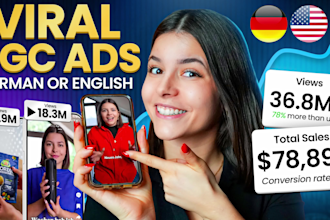 create ugc video ads in german or english