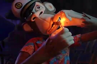 do funny and attractive 3d cannabis animation and packaging