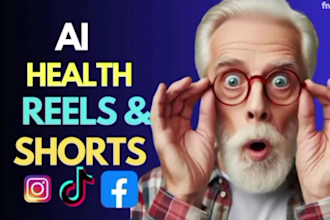 create ai faceless youtube shorts, ai health videos, ai tiktok videos,
