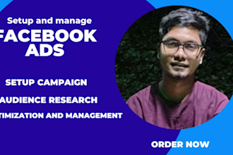manage and setup facebook ads instagram ads meta fb ad campaign for boost sell