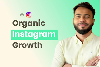 create organic instagram marketing or manage and promote your page
