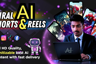 make viral ai shorts, ai reels using ai animations
