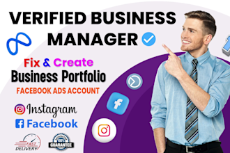 fix issue or create fresh meta facebook business manager and ads account