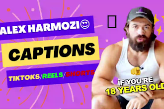 edit tiktoks ig reels with engaging captions like alex hormozi