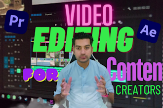 do creative video editing for content creators and influencers