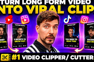 video clipper youtube clipper twitch clipper podcast video clipper clip farming