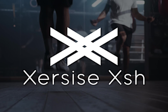 do minimalist beauty, boutique, and gym logo