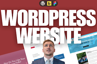 design, redesign, build your wordpress website, landing page, blog or shop