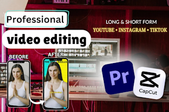 professionally edit social media videos