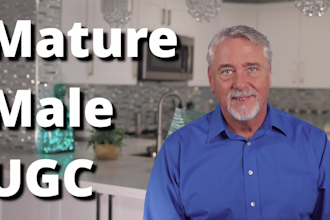 create authentic mature male ugc videos for your brand