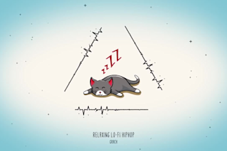 make lofi chill music visualizer for your track