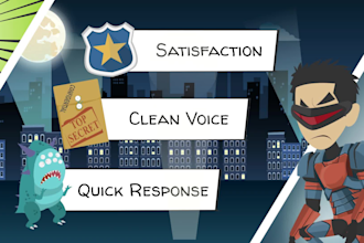 design engaging 2d cartoon animation video