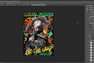 create poster or merch design