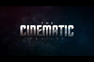 create cinematic movie trailer and youtube intro