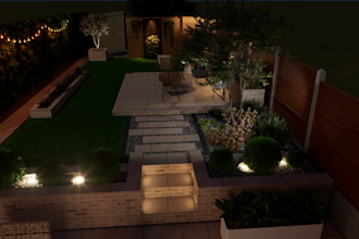 design your UK garden with 3d visualisation and planting plan