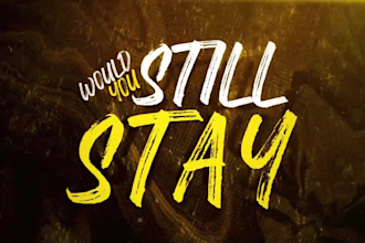make a professional animated lyrics video