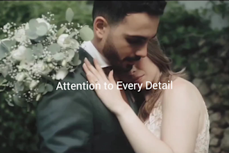 edit your wedding video into a cinematic wedding film professionally