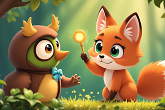 create cute ai 3d kids animation videos with fun stories for youtube