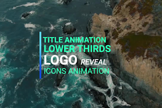 do titles or text animation and lower thirds