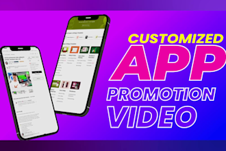 create custom app explainer video and app promo video