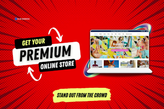 build ecommerce website, online store, or woocommerce wordpress website