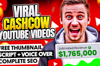 create viral top 10 cash cow videos for faceless youtube automation