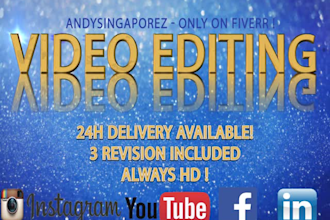 edit, color correct and enhance any video
