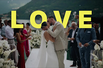 beautifully edit your wedding reels and videos