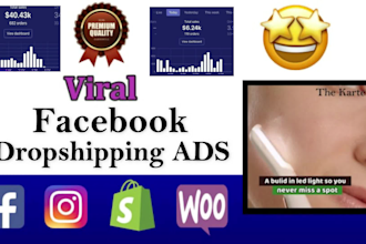 create viral facebook dropshipping video ads