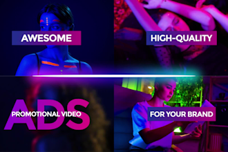 create business promotional video ad or short video ads