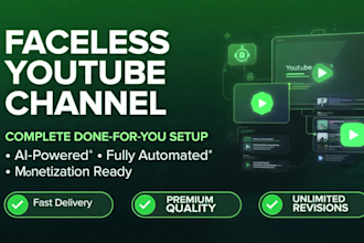 create faceless youtube channel and faceless ai videos
