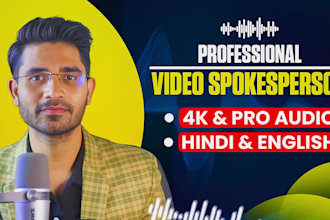 be your indian spokesperson in hindi and english