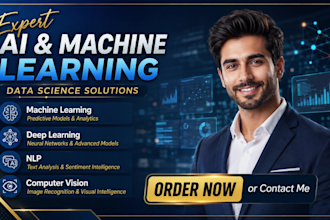 built ml, data science models with deep learning and neural networks