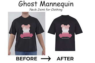 do ghost mannequin, invisible mannequin and neck joint