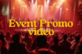 do event promo video reels, party promo, dj night club, music video editing