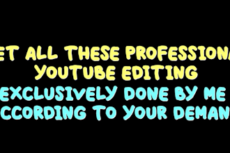 make professional youtube video editing
