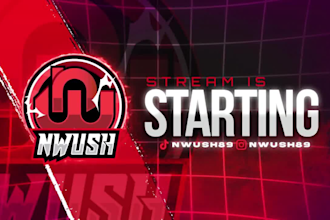 design custom twitch stream graphics, animated overlays, alerts and facecam