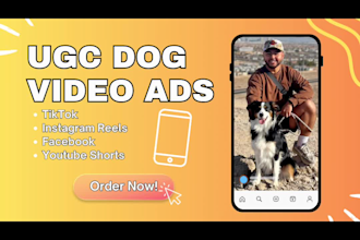 create dog ugc videos for your pet product or pet brand