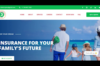 design life insurance website life insurance landing page insurance sales funnel