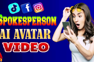 create engaging ai spokesperson avatar with viral ai voice