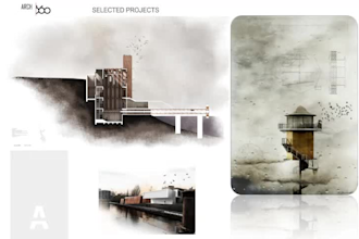 render architectural drawings in photoshop
